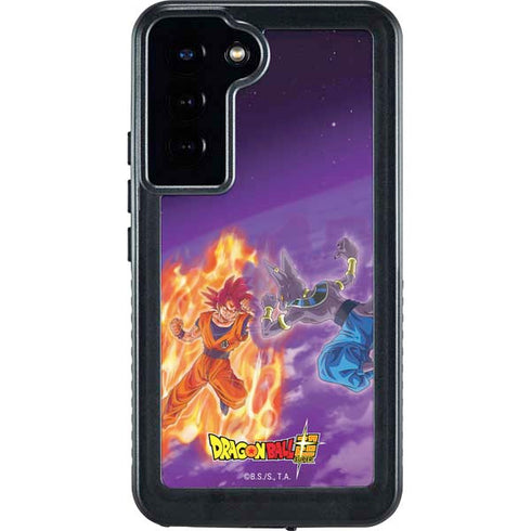 Dragon Ball Super Goku vs Beerus Galaxy S24 Plus Waterproof Case